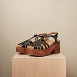 Donna Wood Clog in Black from Bhava