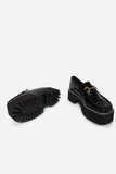 Helix Loafer in Black Croc from Intentionally Blank