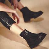 Roxie Zip Front Boot in Black from Bhava