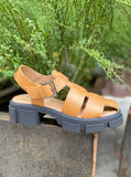 Tracie Sandal in Camel from Novacas