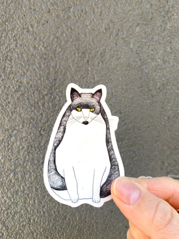 Adam Jones Cat Sticker from natchie