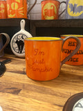 I'm Just Pumpkin Mug from Auburn Clay Barn