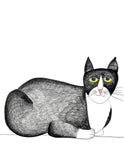 Jasper Cat 8x10 Art Print from natchie