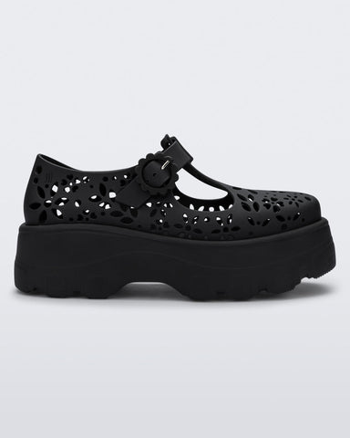 Kick Off Lace Shoe in Black from Melissa