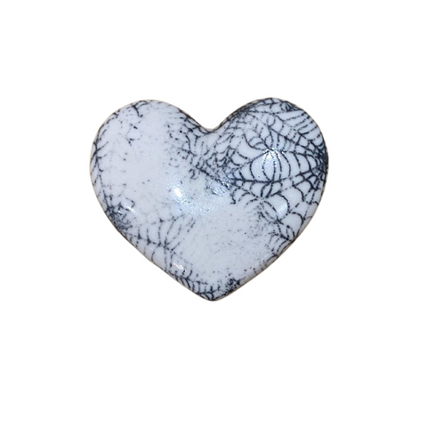 Spiderwebs Heart Magnet from Auburn Clay Barn