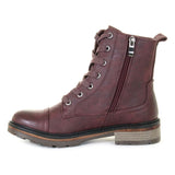 Leona Boot in Burgundy from Wanderlust (Wide Fit)