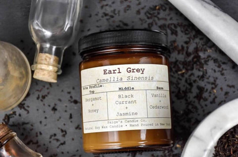 Earl Grey Soy Candle from Paige's Candle Co.