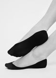 2 Pack Ida No Show Socks in Black from Swedish Stockings