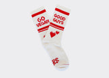 Go Vegan Socks in Hearts from Good Guys
