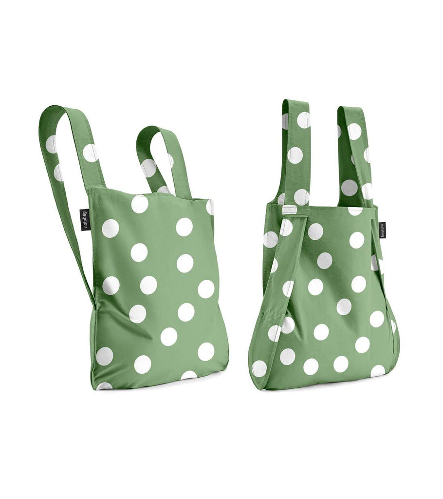 Reusable Tote in Olive Dots from Notabag