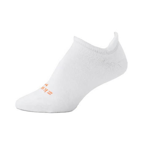 Ridge Women's No Show Socks in White from Zkano